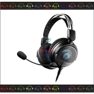 現貨🔥弘達影音多媒體 Audio-technica 鐵三角 ATH-GDL3 開放式耳罩式耳機 遊戲專用耳機麥克風組黑色