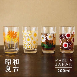 《茉莉餐具》🔥滿額免運🔥昭和直杯aderia 日本製 石塚硝子 200ml 杯子 玻璃杯 水杯 直身杯 飲料杯 復古杯