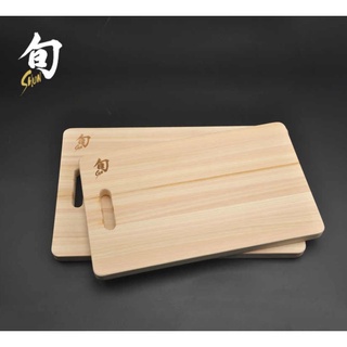 日本 KAI 貝印 旬-檜木薄砧板（手提式）-(小/大)