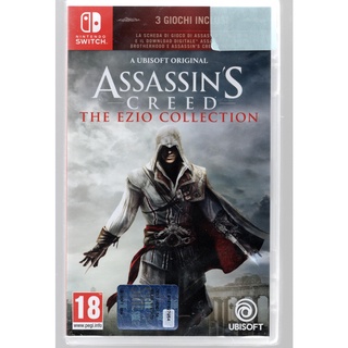 {瓜瓜皮}全新NS Switch 中文版 刺客教條 埃齊歐合輯(遊戲都有回收)