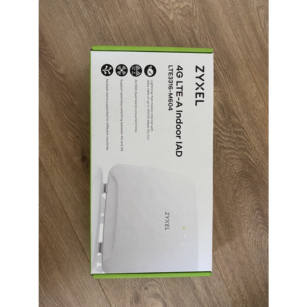 Zyxel 合勤 LTE3316-M604-手機sim卡兩用 AC1200 4G LTE 寬頻路由器Cat.6 2CA