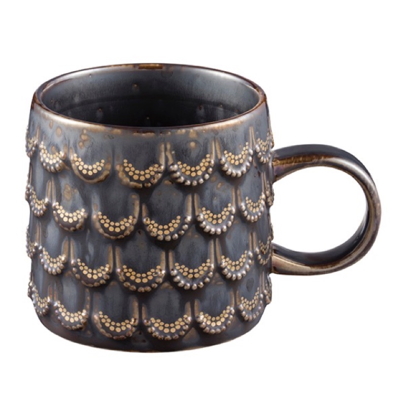 星巴克👸🏼復古鱗片馬克杯 金屬色系 經典女神 美人魚 咖啡杯 水杯 茶杯 Starbucks