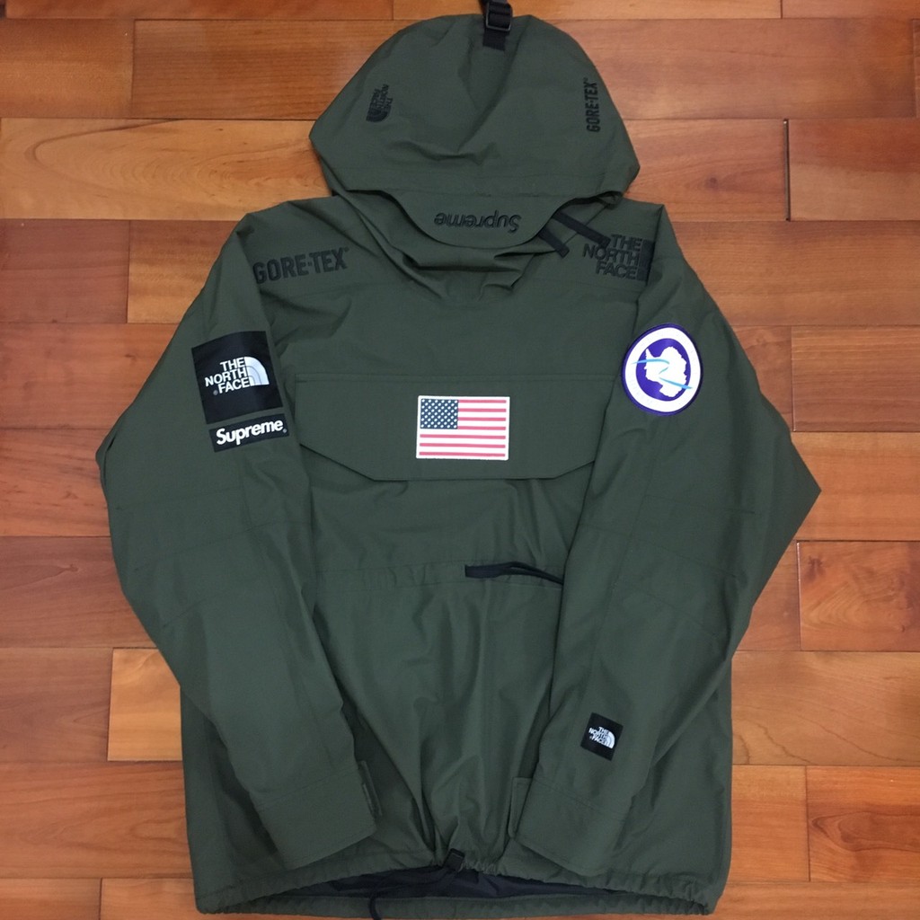 supreme x north face pullover