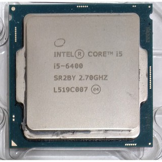 Intel core 六代/七代 i5-6400 6500 6500TE 7400 CPU (1151 腳位) 附風扇