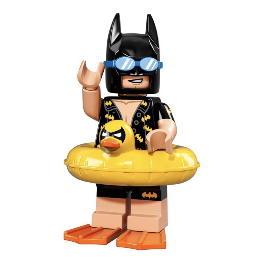 MIN TOY LEGO 樂高 71017 5號 蝙蝠俠電影人偶包 小鴨泳圈蝙蝠俠 bat man