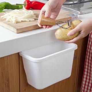糖果色創意廚房垃圾儲物盒 大號 廚餘桶 流理臺桌面垃圾收納盒 廚房櫃門掛式垃圾盒 雜物盒 廚櫃門掛式垃圾桶