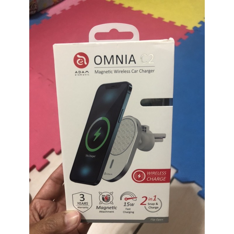 ［亞果元素］OMNIA C2車用磁吸快充充電器 MagSafe適用