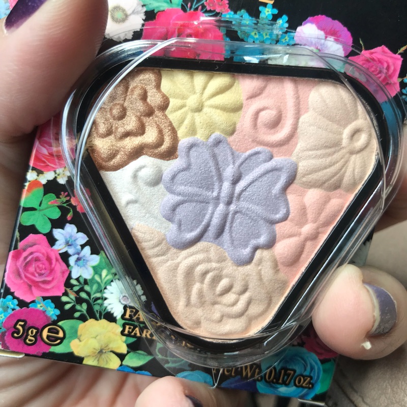 Anna sui 迷蝶翩飛頰彩 腮紅 淡紫色 修容 700