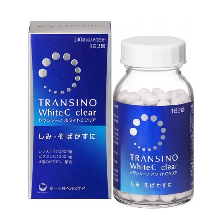 現貨⚡️快速寄出✈️日本代購✈️第一三共 Transino White C clear 240錠 日本原裝