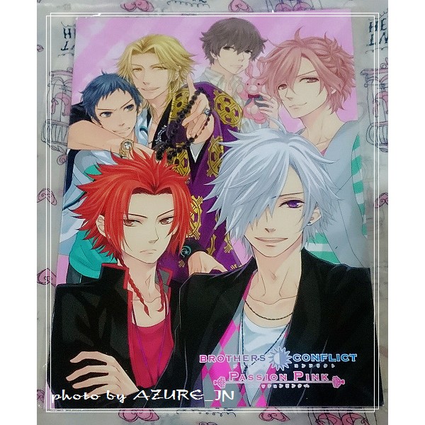 Brothers Conflict Passion Pink 集合a4筆記本兄弟鬥爭兄弟戰爭 蝦皮購物