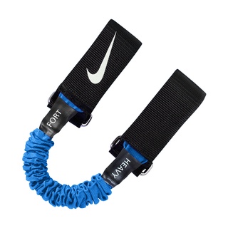 NIKE HEAVY 橫向抗阻彈力繩(瑜珈繩 健身阻力帶 拉力帶 訓練帶「N1006719454OS」 藍黑