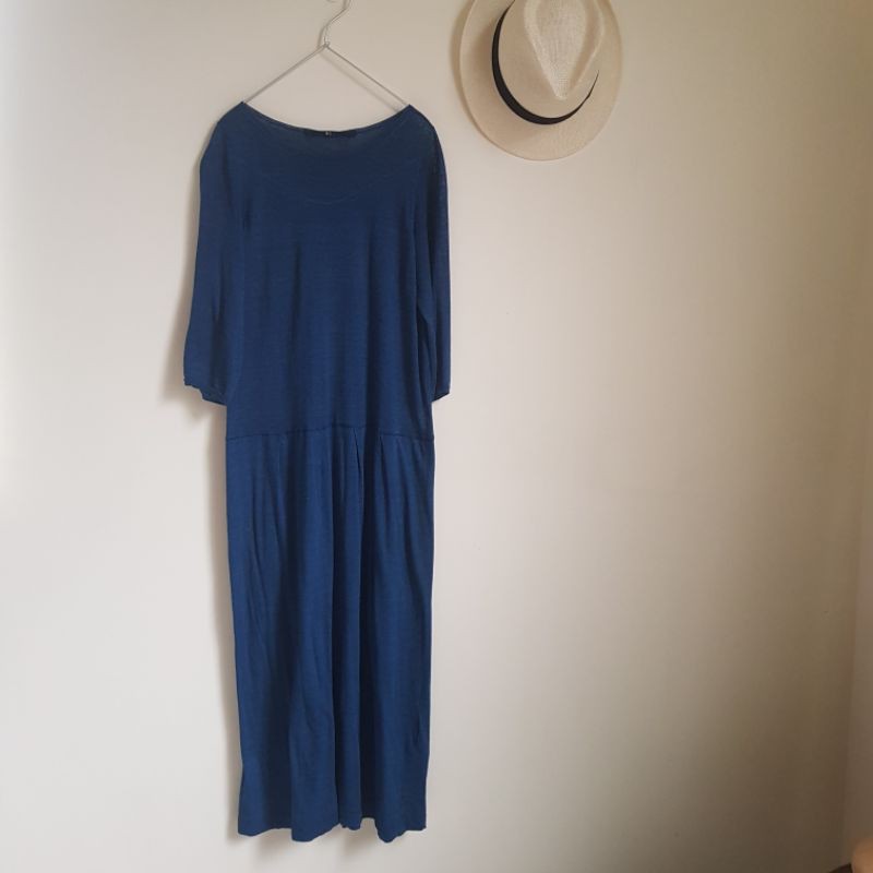 45RPM 藍染洋裝