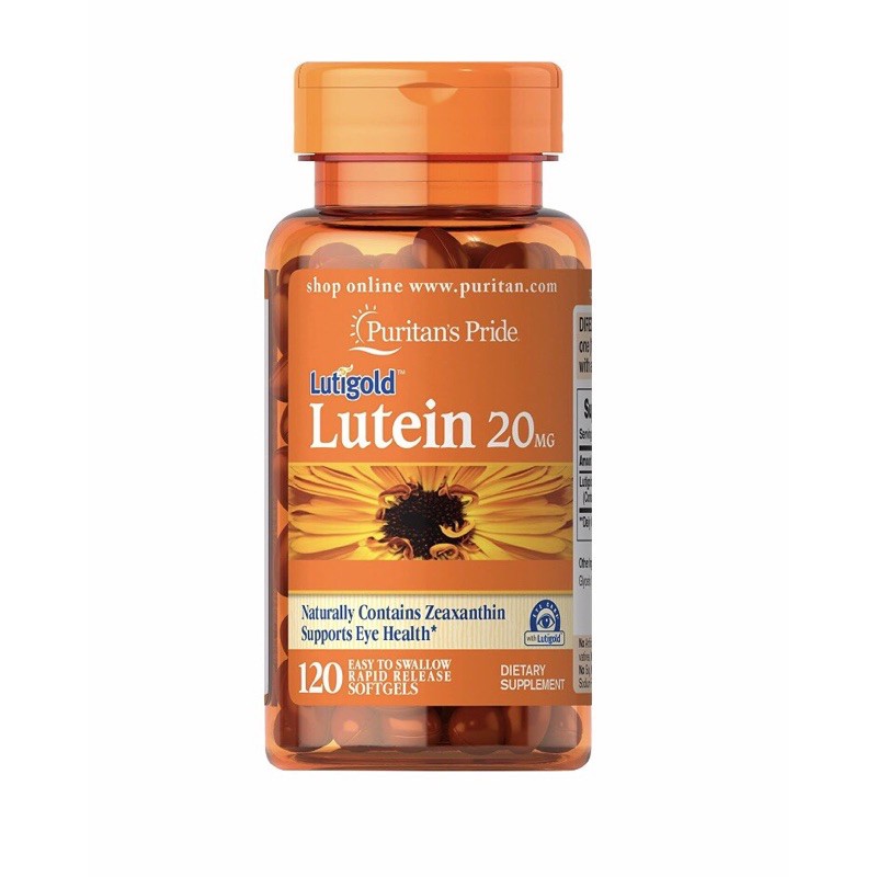 美國普麗普萊葉黃素Puritan’s Pride Lutein 20mg 120粒pcs