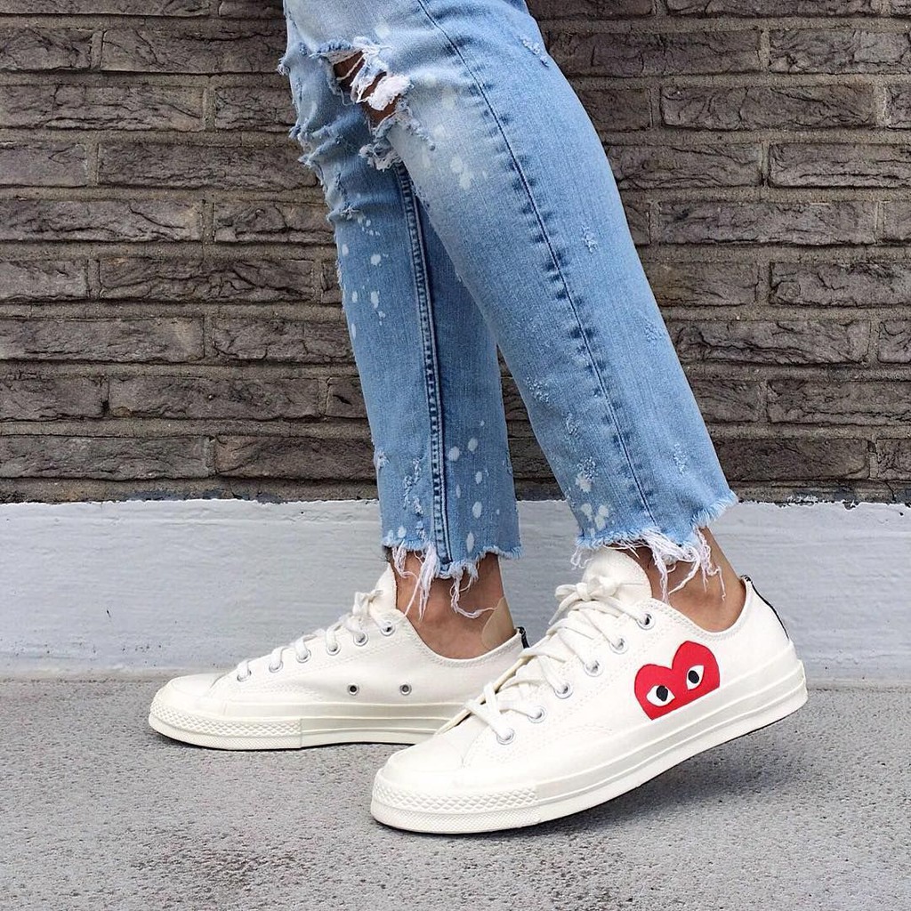 low cut cdg converse