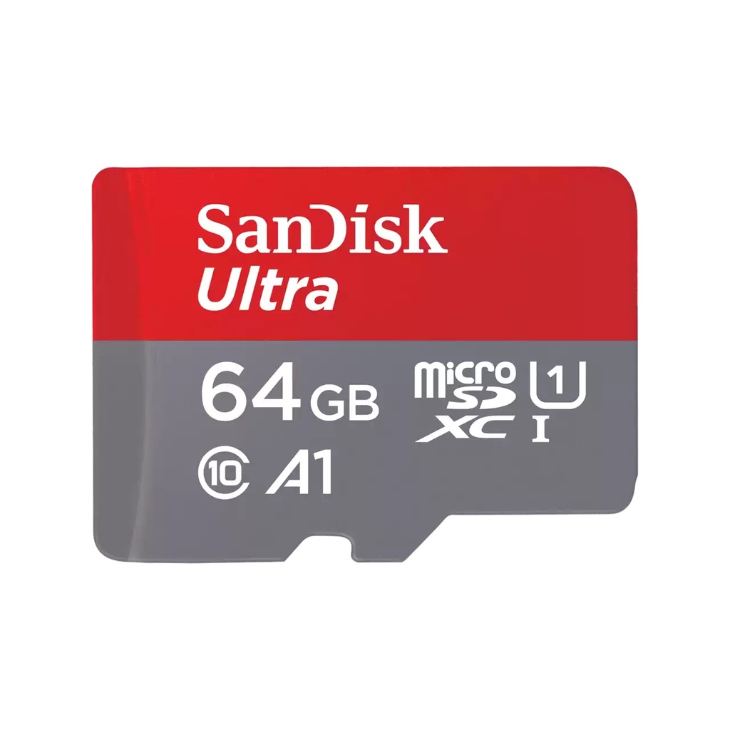 SanDisk Ultra Micro SDXC 64GB A1 140MB/s 無SD轉接卡 紅灰卡