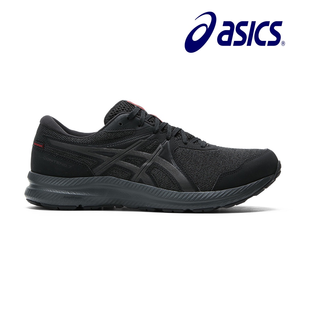 【asics 亞瑟士】GEL-CONTEND 7 WP 4E 男慢跑鞋 黑色 超寬楦 防潑水 1011B333-001