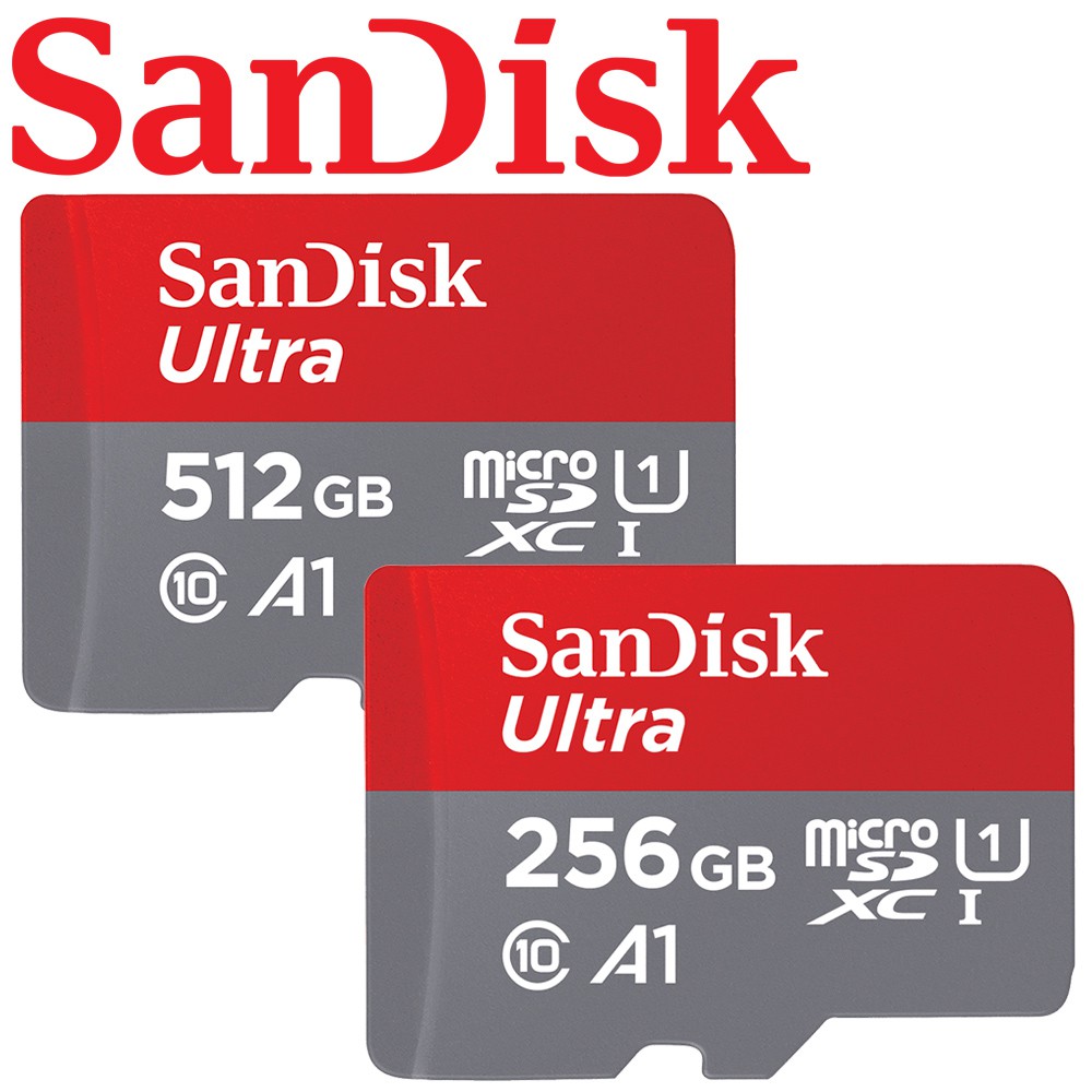 公司貨 SanDisk 512GB 256GB Ultra microSDXC TF A1 256G 512G 記憶卡