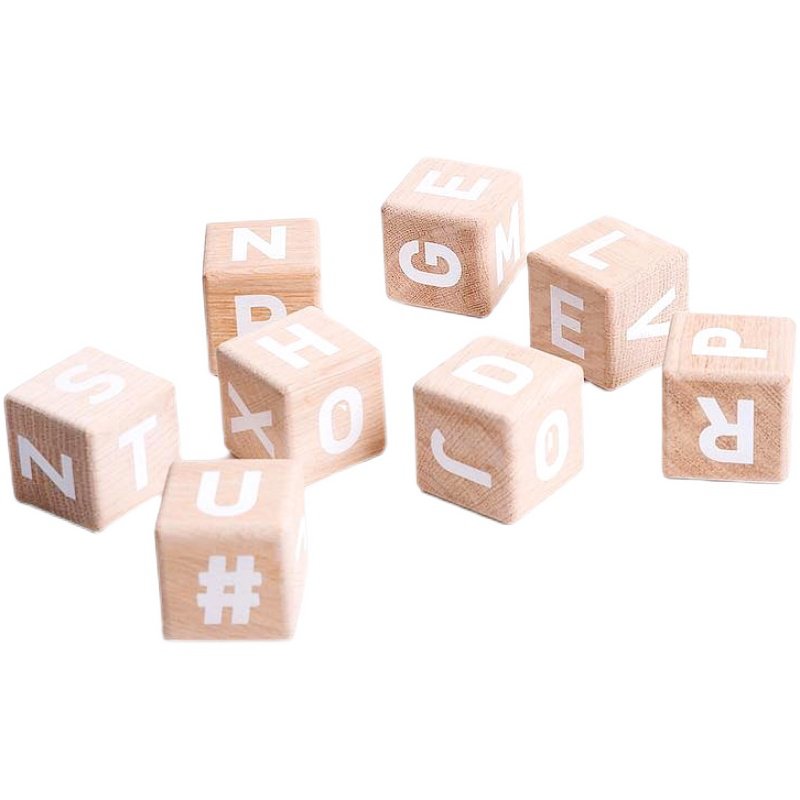 字母疊疊樂玩具 兒童櫸木實木質方塊 ins風攝影道具 iiB2 【免運現貨】北歐大顆粒積木