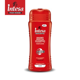 【intesa 英德仕】古龍香氛-洗髮沐浴凝膠 500ml (蘆薈＋礦物質/舒緩保濕)