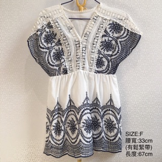 二手 民族風刺繡上衣/洋裝