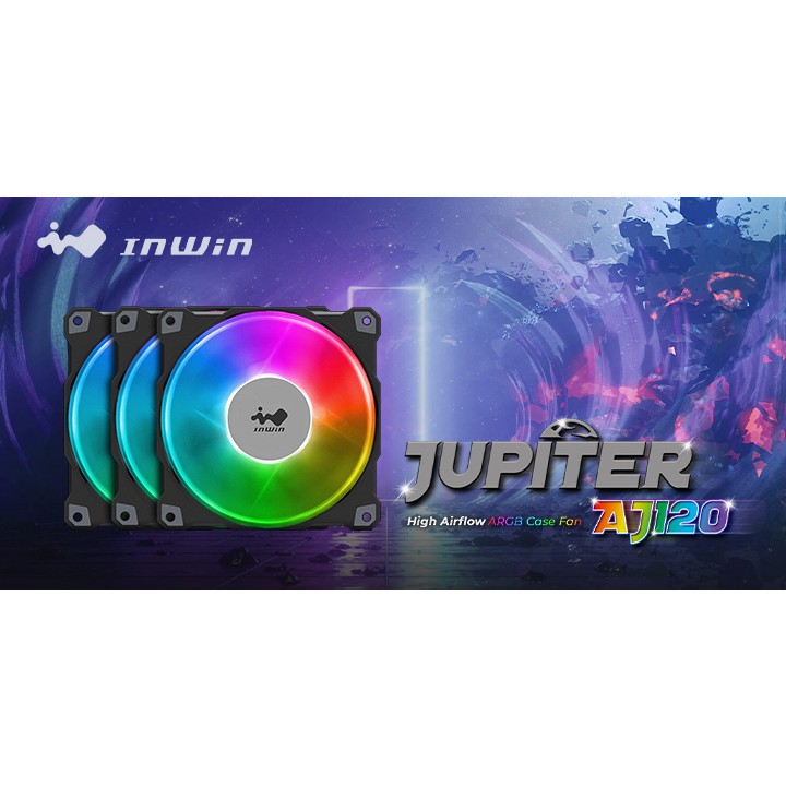 [龍龍3C] 迎廣 InWin Jupiter RGB 12公分 電競 機殼風扇 散熱風扇 AJ120