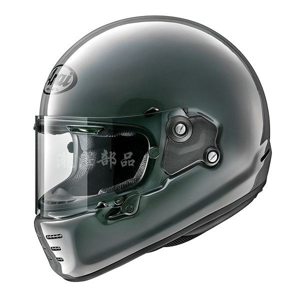 瀧澤部品 日本 ARAI RAPIDE-NEO 水泥灰 亮面 全罩安全帽 復古造型舒適 美式機車 個性經典 偉士牌 素色