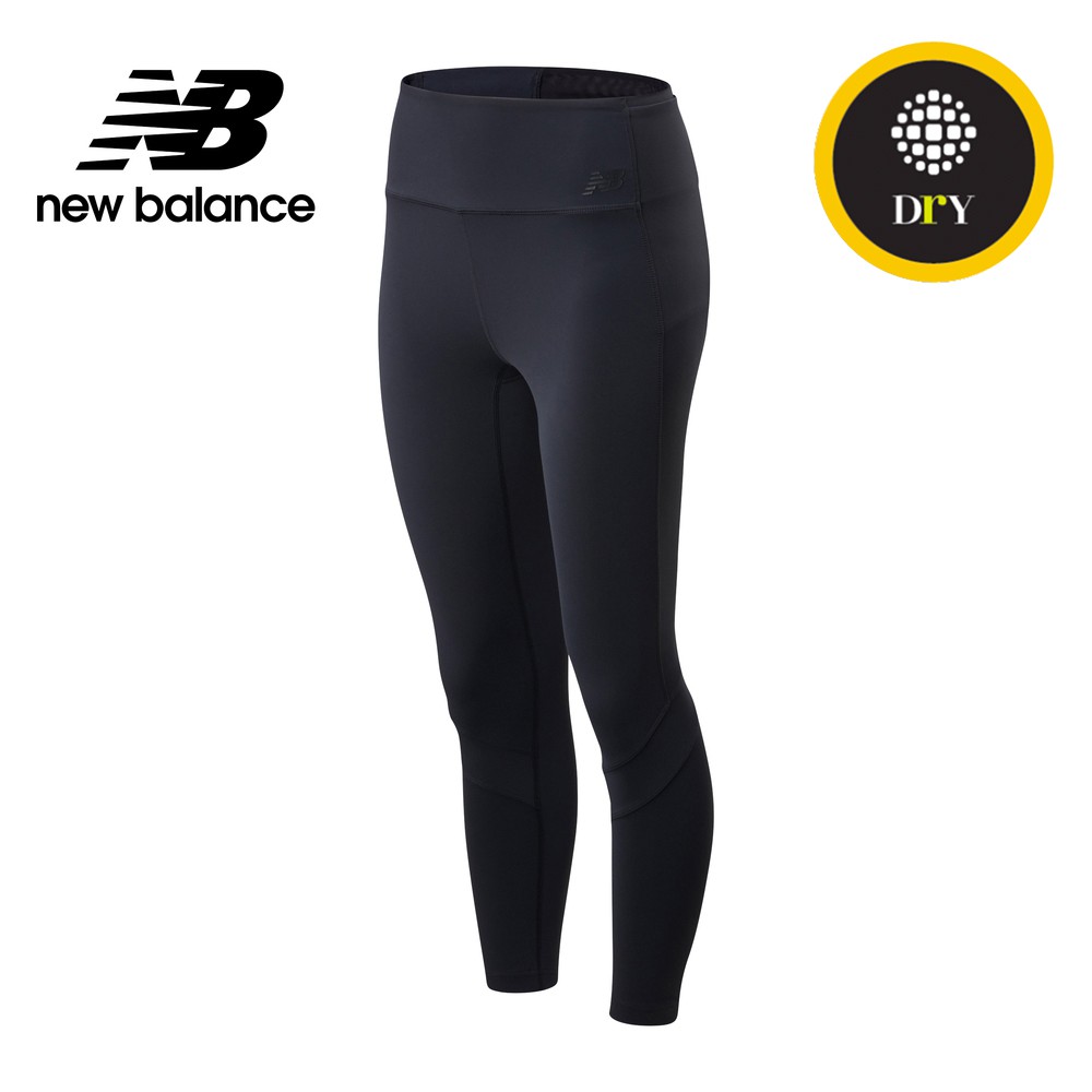 【New Balance】NB DRY 高腰七分緊身褲_女性_黑色_WP01141BK