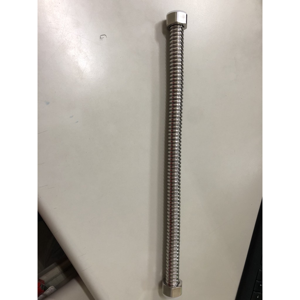 6分不鏽鋼 304 波紋管 波浪管 螺紋管 熱水器管 熱水管 不鏽鋼管 白鐵浪管 可繞管可彎管40CM