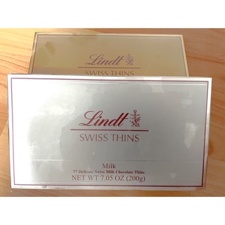 現貨促銷 瑞士蓮 LINDT DARK THINS 黑巧克力 牛奶巧克力 薄片 巧克力