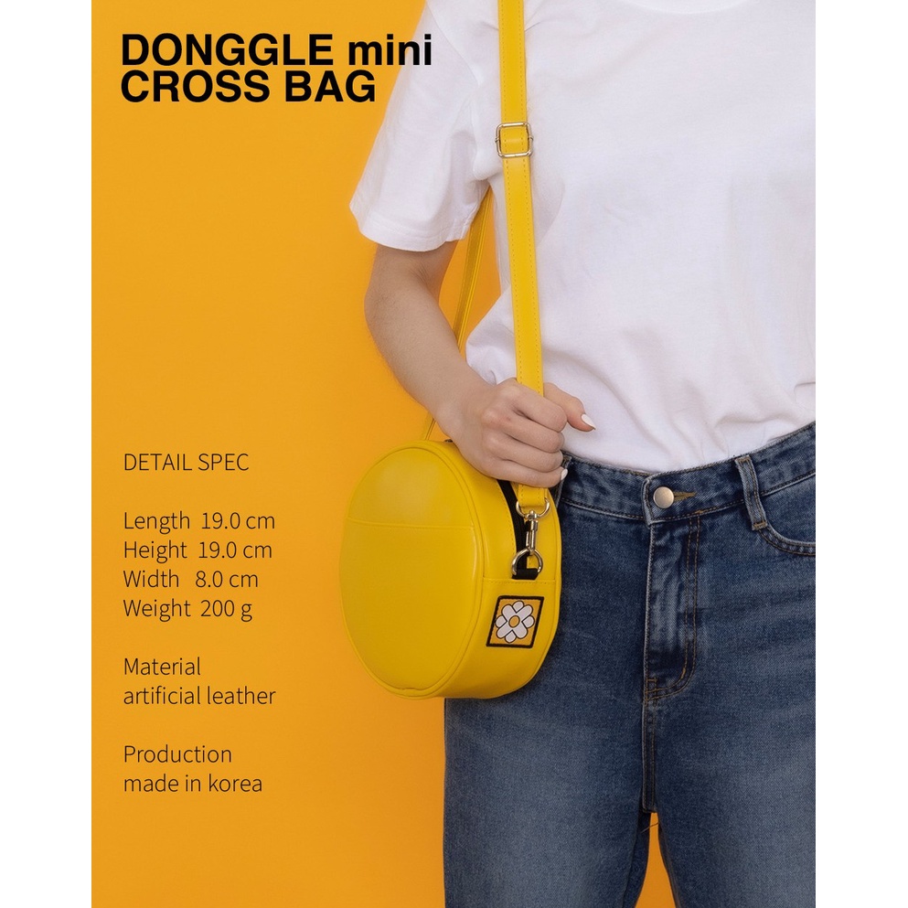 🇰🇷Choi🔸預購🔸韓國品牌UNDERCROSS仿皮革小圓包 斜背包 DONGGLE mini crossbag韓國代購