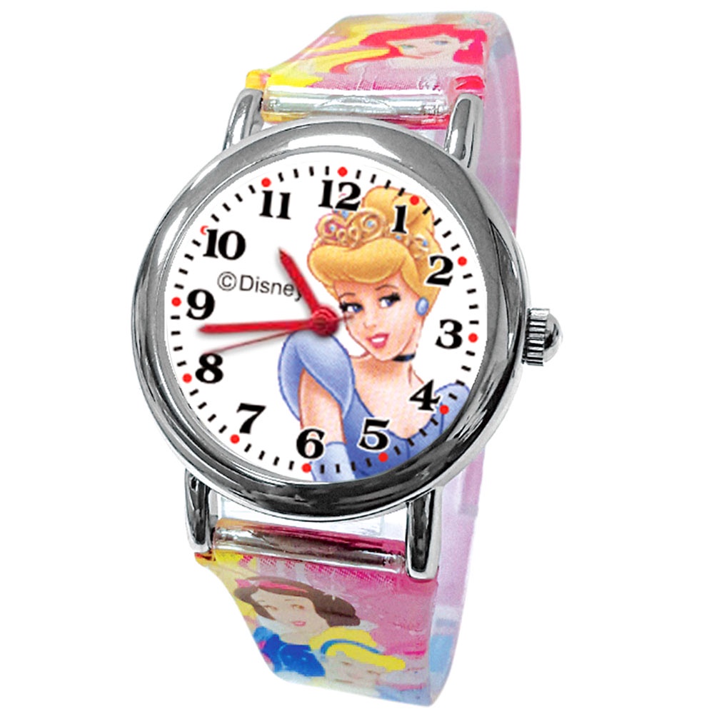 【迪士尼】仙杜瑞拉公主 兒童學習手錶 正版授權 兒童送禮首選 學習時間 灰姑娘