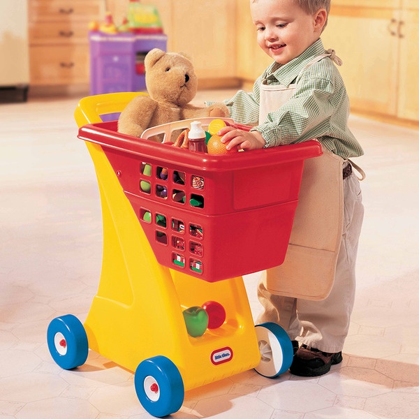 聚聚玩具【正版】Little Tikes 兒童購物車 體能較具 幼兒園教具 家家酒 推車 3200612428