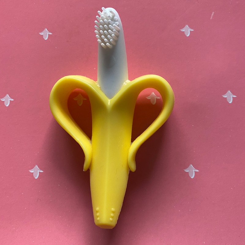 香蕉🍌baby banana 香蕉牙刷 香蕉固齒器 長12公分