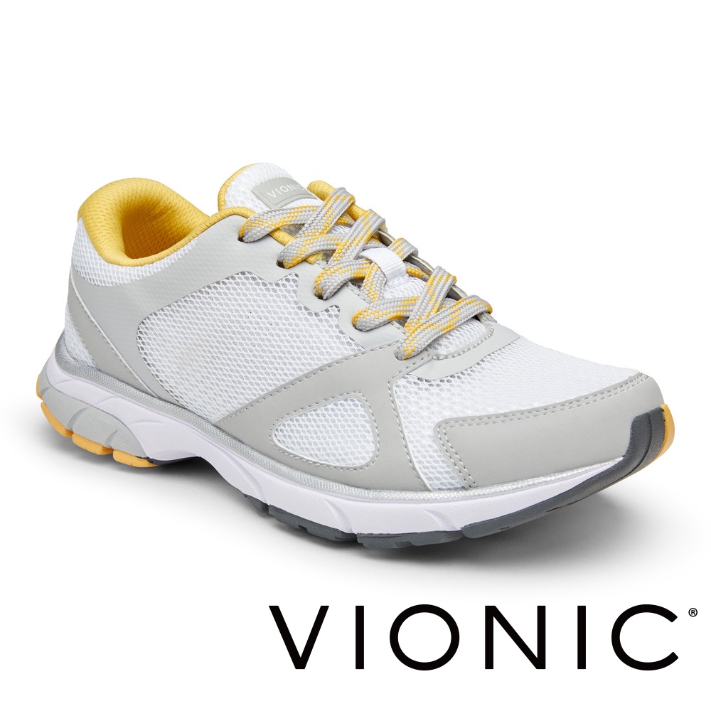 【VIONIC 法歐尼】Tokyo東京 第一幅趾科技健康時尚運動鞋矯正鞋足弓鞋(白/黑)