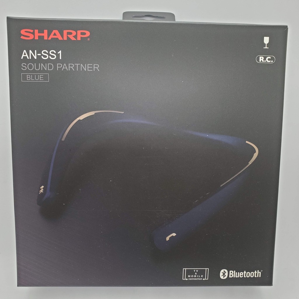 SHARP AQUOS Sound Partner AN-SS1 頸掛式藍牙揚聲器[海軍藍]