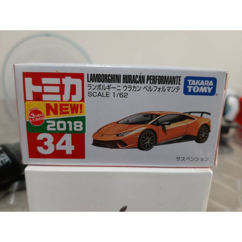 Tomica 34 全新未拆 一般版(絕版） 有新車貼 附膠盒