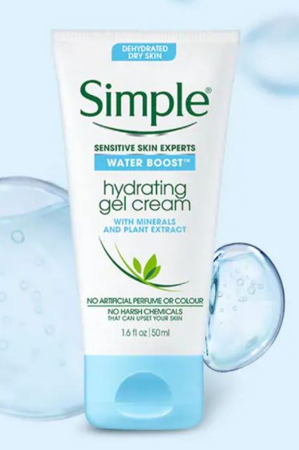 清妍極致補水臉部修護凝乳 Simple Water Boost Hydrating Cream /serum 50m