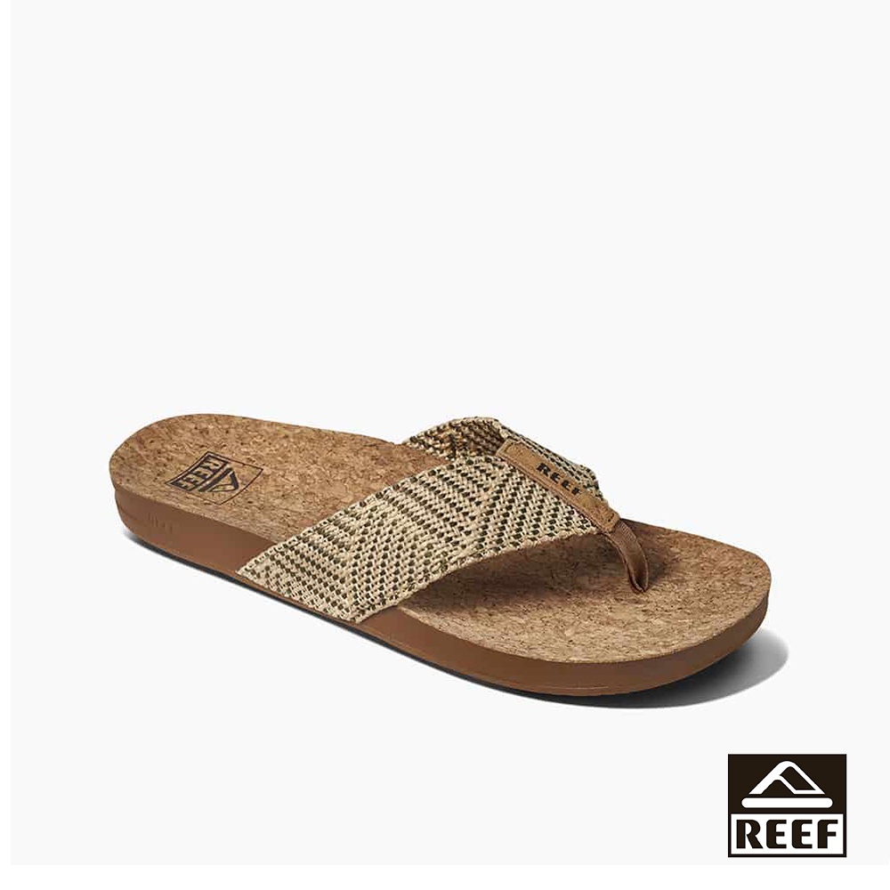 REEF CUSHION STRAND 舒適減壓系列 圖騰編織夏日質感涼拖鞋 CI6705