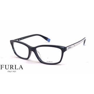 【本閣】FURLA VU4877 義大利精品光學眼鏡方膠框 男女黑白色 與DIOR/GUCCI同型 彈簧鏡腳線條