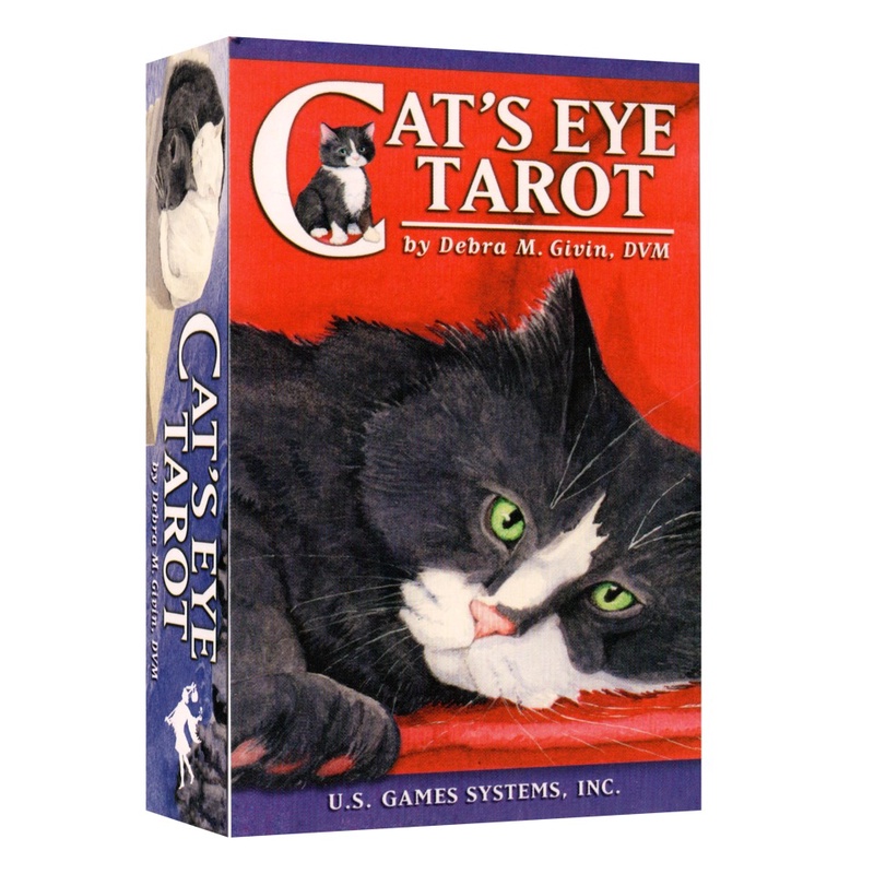 貓眼靈視塔羅牌,贈中文翻譯｜貓星人塔羅 Cat’s Eye Tarot 美國遊戲出品【左西購物網】