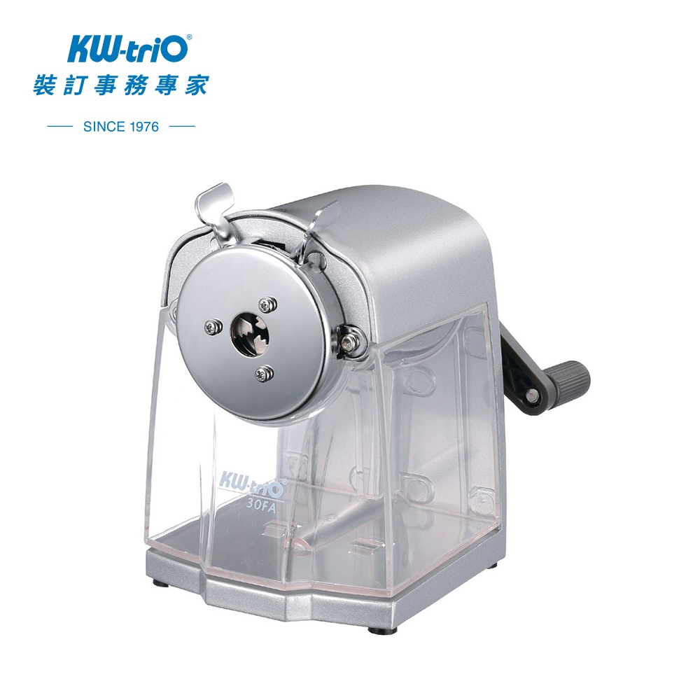 【KW-triO】鋅合金兩用削鉛筆機 030FA (台灣現貨) 削筆機 削筆器 手搖卷 手卷式