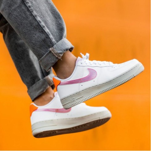 nike air force 1 white with pink