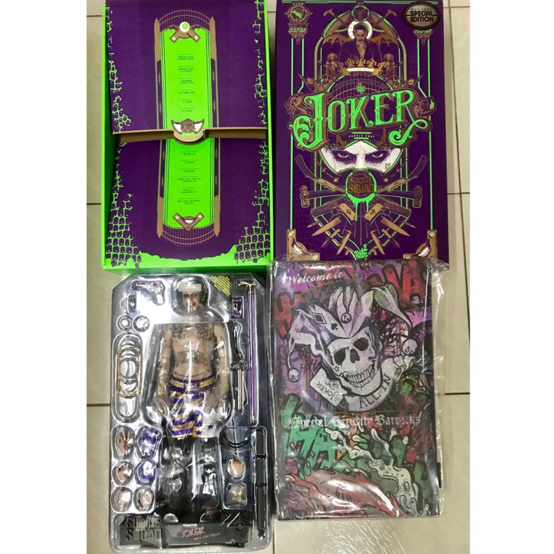 Hot toys HT mms382 限定版 自殺突擊隊小丑joker hottoys