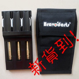 Bravodarts硬式鏢插盒飛鏢袋+Bravodarts銅鏢Chameleon 系列-德國設計款