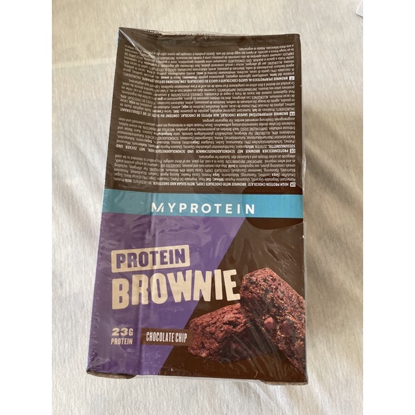Myprotein myprotein protein brownie chocolate chip 蛋白布朗尼