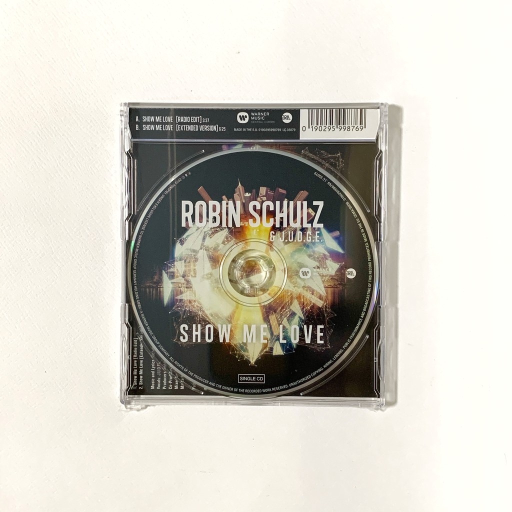 Robin Schulz J U D G E Show Me Love 德版單曲 蝦皮購物