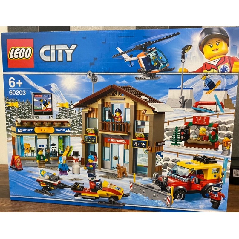 《樂FUN》正版樂高Lego-城市CITY系列-60203滑雪度假村