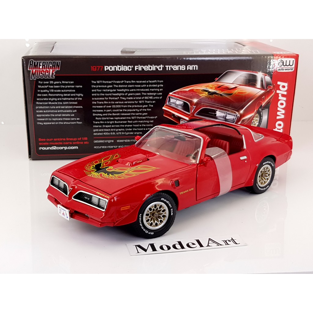 【模型車藝】1/18 Autoworld Pontiac Firebird Trans AM 1977龐帝克火鳥 合金