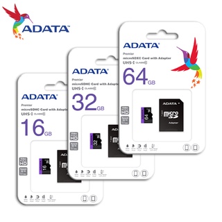 ADATA 威剛 16GB 32GB 64GB micro SDHC SDXC UHS-I C10 U1 記憶卡