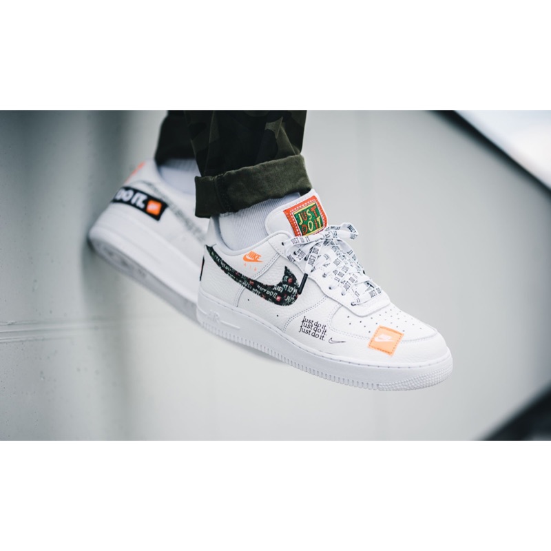 Nike Air Force 1 Low Premium Just Do It White 2018新上市🔥